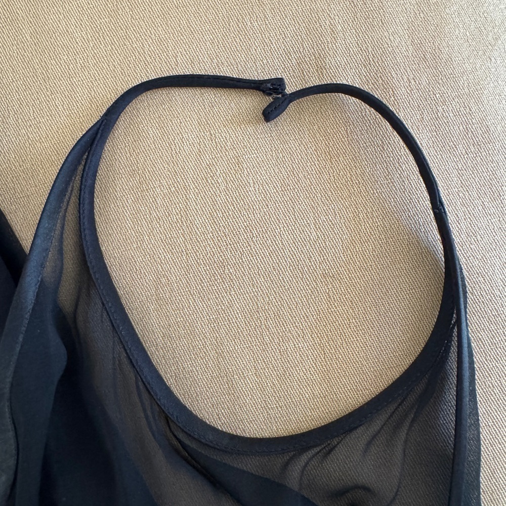 Vintage Silk Halter Dress - Picture 7 of 9